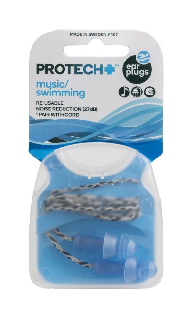 Protech+ Ear Plug Music/Swim Cord 1Pr - NZ Online Chemist