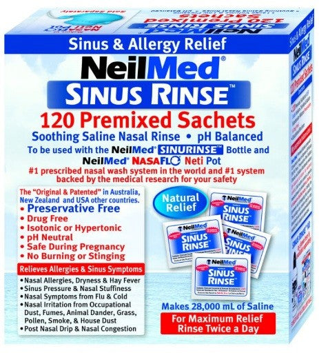 NeilMed Sinus Rinse 120 Premixed Sachets (Refill)
