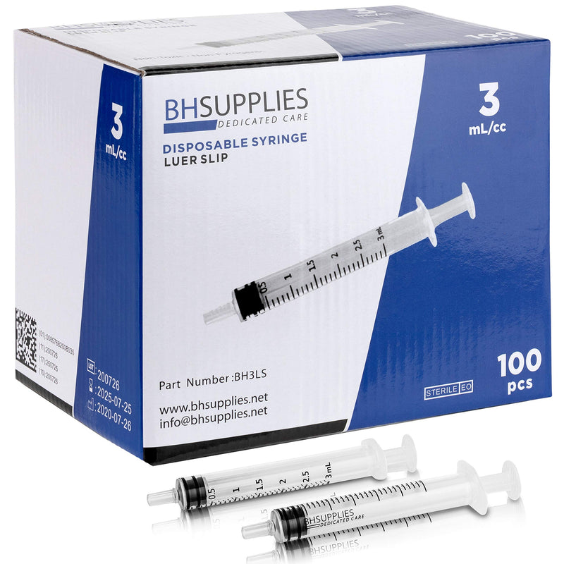 Ideal Disposable Syringes [3 mL] (6 Count)