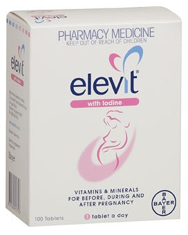 Elevit Iodine Pregnancy Support 100s | NZ Online Chemist