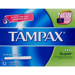 Tampax Super - Tampons with Cardboard Applicator