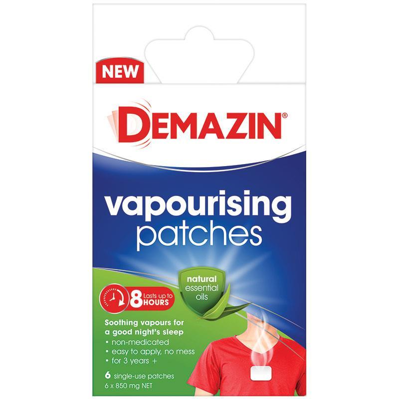 Demazin Vaporising Patches 6Pk